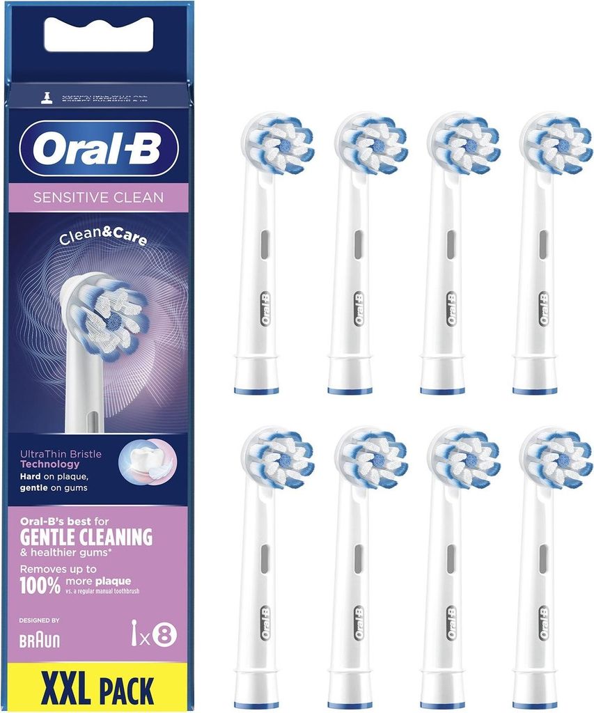 Oral-B Sensitive Clean Zahnbürstenköpfe - 8er-Pack