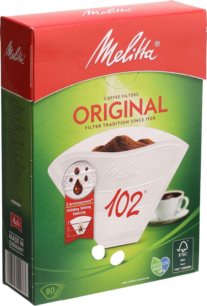 Melitta 6659226 Filtertüten Größe 102 für Kaffeemaschinen | Produktbild 
