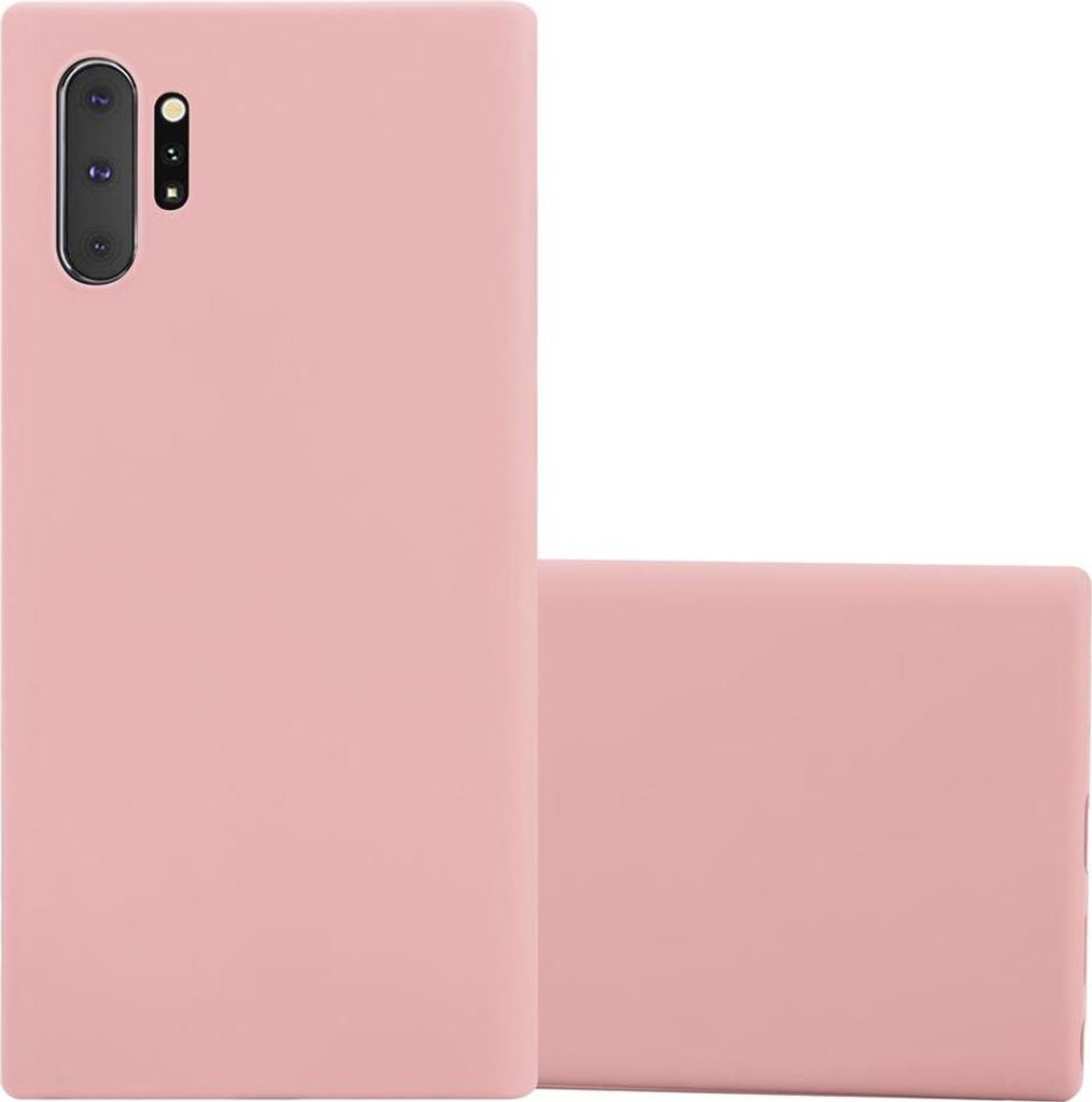 Cadorabo Hülle für Samsung Galaxy NOTE 10 PLUS Schutzhülle in Rosa Handyhülle TPU Silikon Etui Case Cover