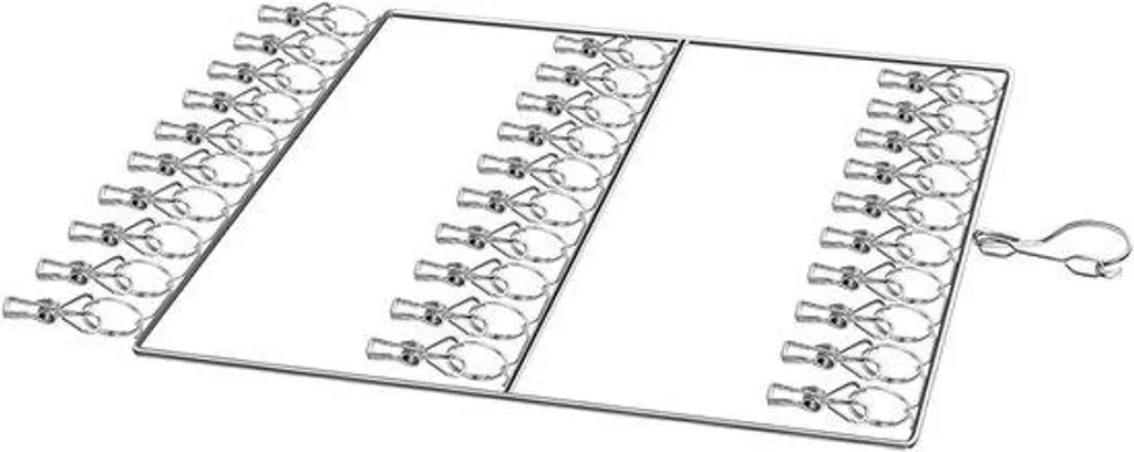 Cintre chaussettes inox anti-chute pour éviter de perdre le linge