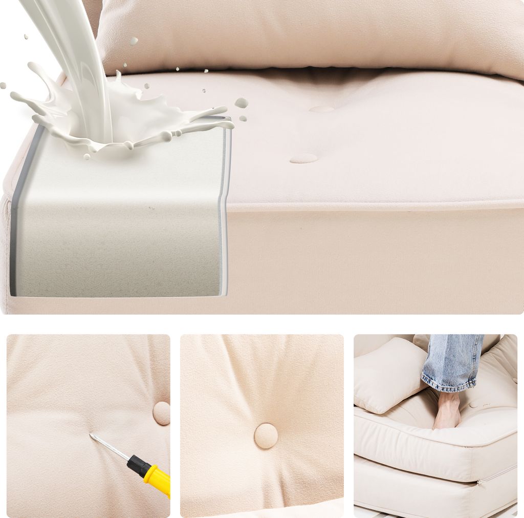 COMHOMA Relax fotel sofa podłogowa Rozkładany fotel Zdjęcie produktu 9
