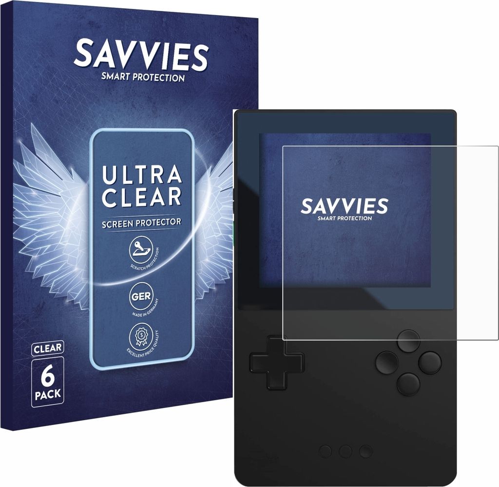 6x Für Analogue Pocket Schutzfolie Savvies Displayschutz Produktbild 
