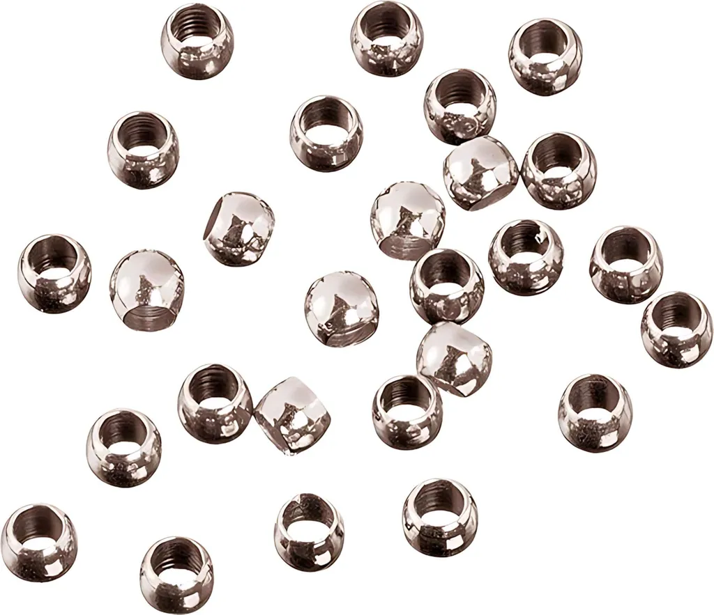 KNORR prandell 212230375 Perles à écraser platinées Ø 2,5 mm DIY