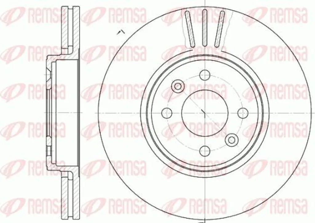 Éliminez les vibrations au freinage avec le disque REMSA 6583.10 Renault