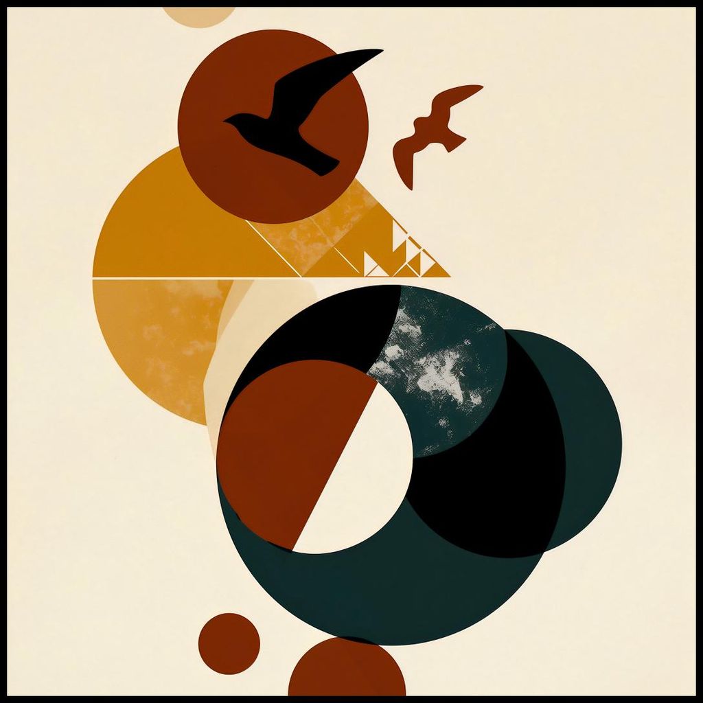 Plakat 100x100cm Kosmische Migrationen