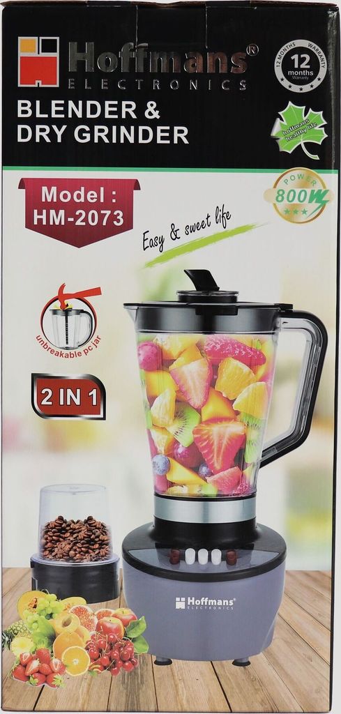 HOFFMANS HM-2073 Standmixer 1.5 L 800W inklusive Produktbild 