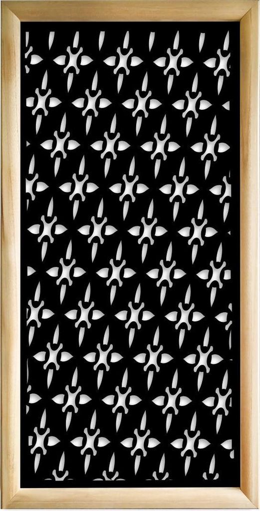 ZED - Moduli Decorativi in holz e PVC 73x148 cm schwarz