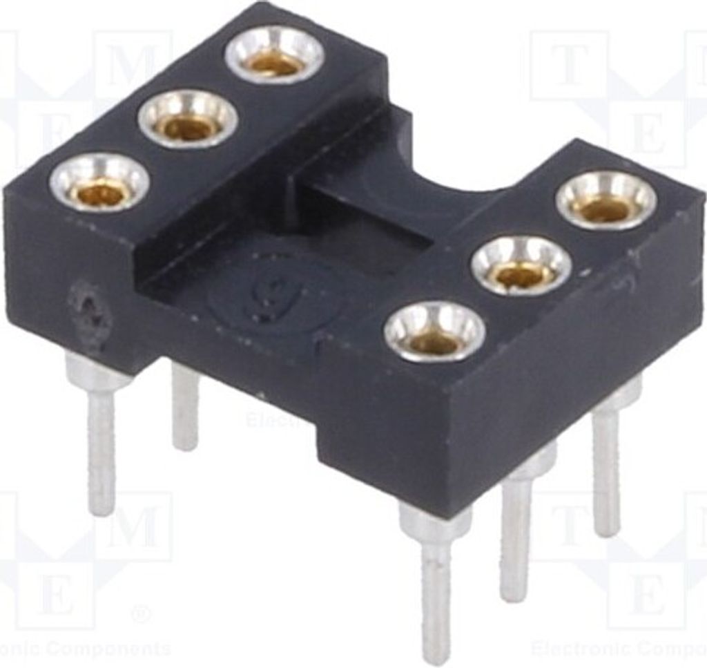 10x Sockel: DIP PIN: 6 1A DS1001-01-06BT1NSF6X Präzisionssockel THT vergoldet