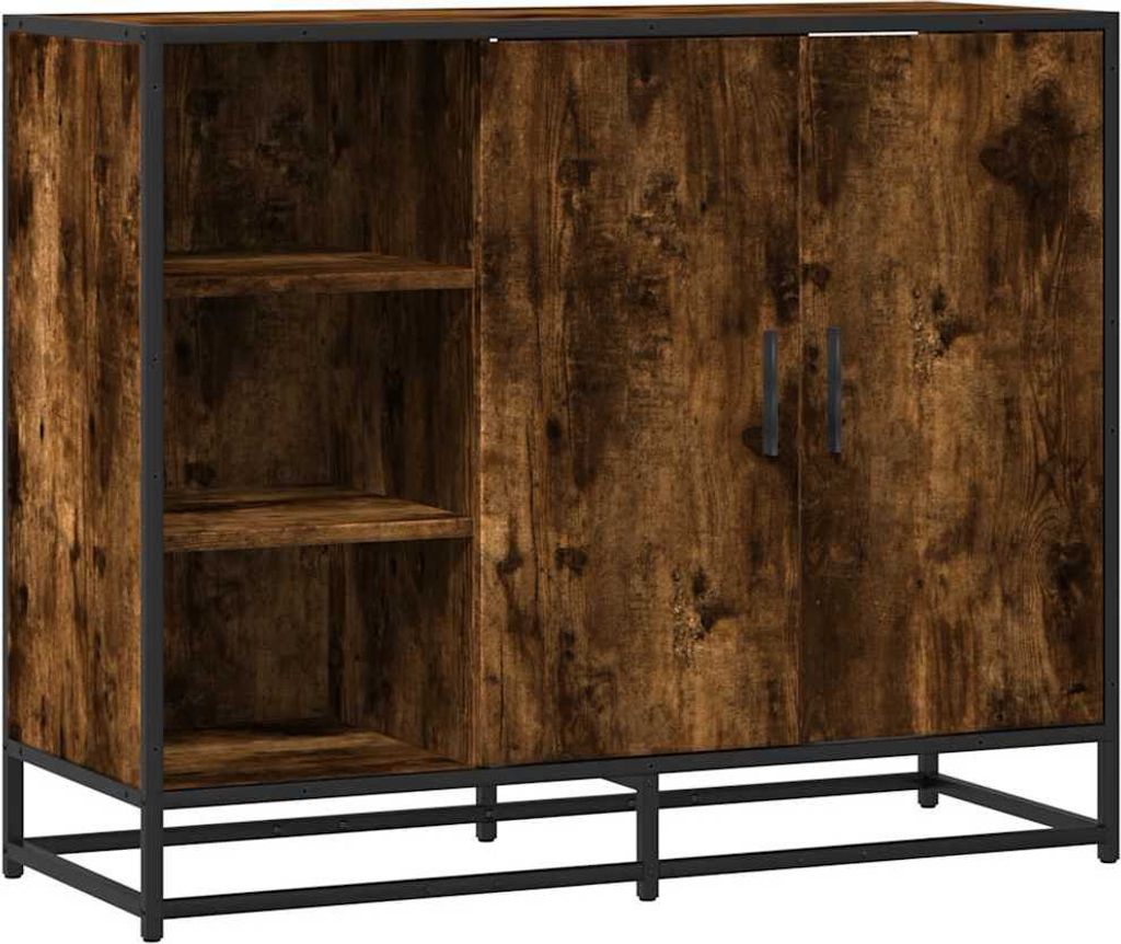 Sideboard Räuchereiche 92x35x76 cm Holzwerkstoff