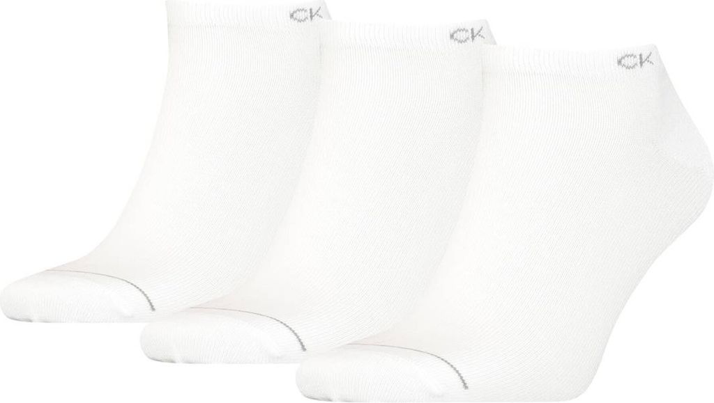 Calvin Klein Sneaker (3er-Pack), Herrensöckchen, weiß