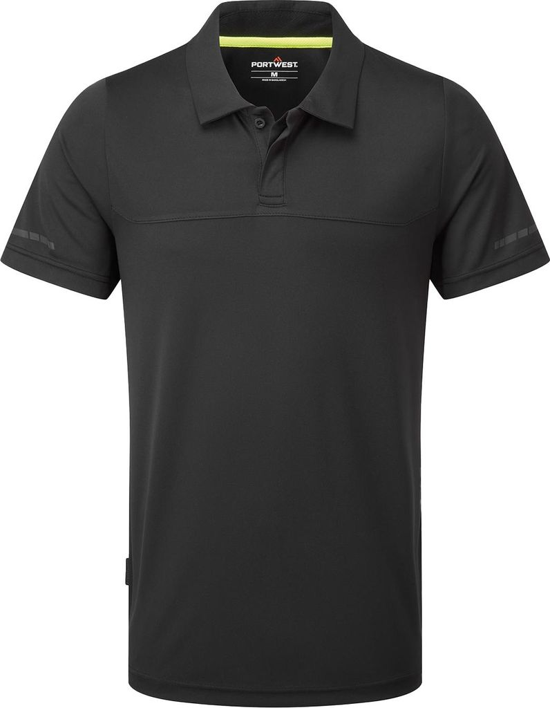 Portwest - "EV4" Poloshirt für Herren RW10987 (L) (Schwarz)