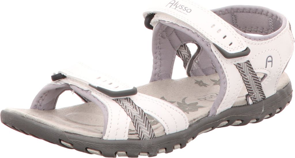 Alyssa Damen-Sandalette Weiß, Farbe:weiß, EU Größe:42 Produktbild 