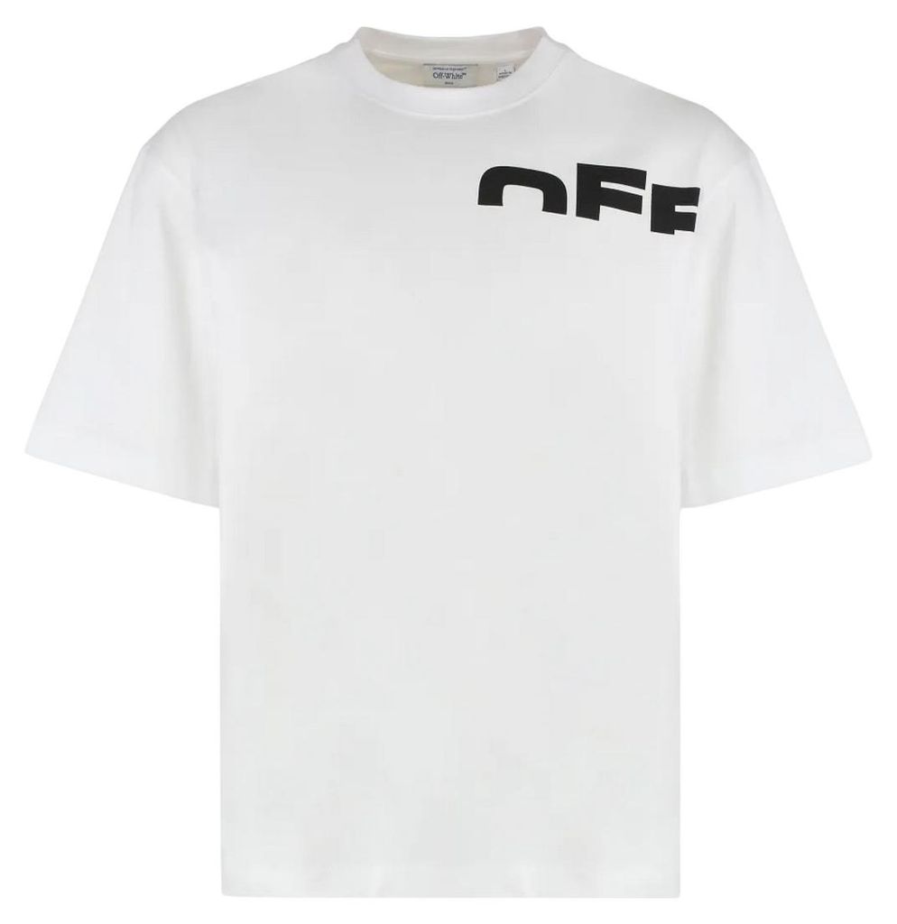 Off White - "Shred" T-Shirt für Herren, Skater GT20845 (S) (Weiß/Schwarz)