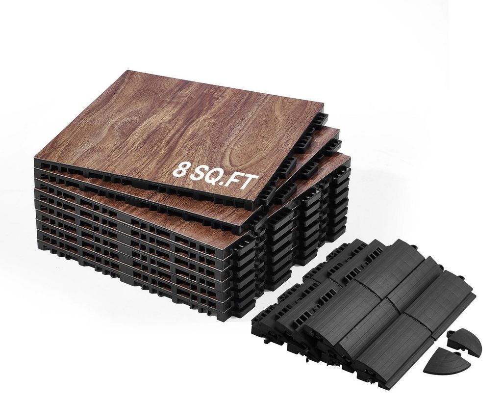 VEVOR Trockenlandfliesen für Hockeybodenmatte, 12 x 12 Zoll Produktbild 