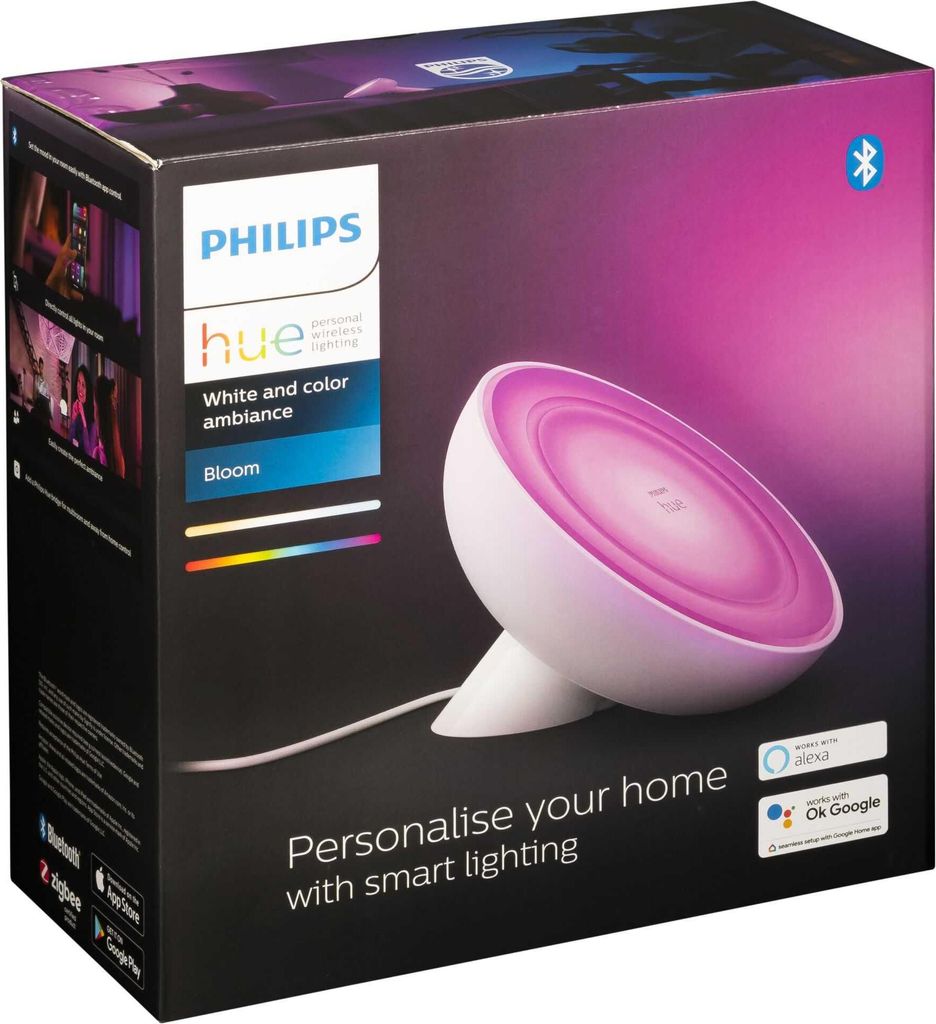 Lampada da tavolo Ambiance Bloom WLAN bianca e colorata Immagine del prodotto 