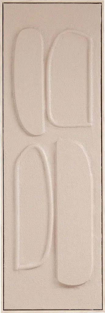Tableau Mural Abstrait en Relief 90x30 cm - Décoration Murale Moderne
