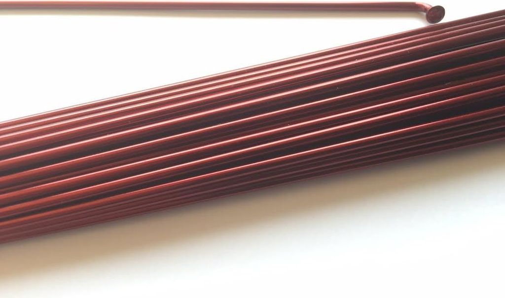 Speiche 2.0 x 234 burgunder rot metallic