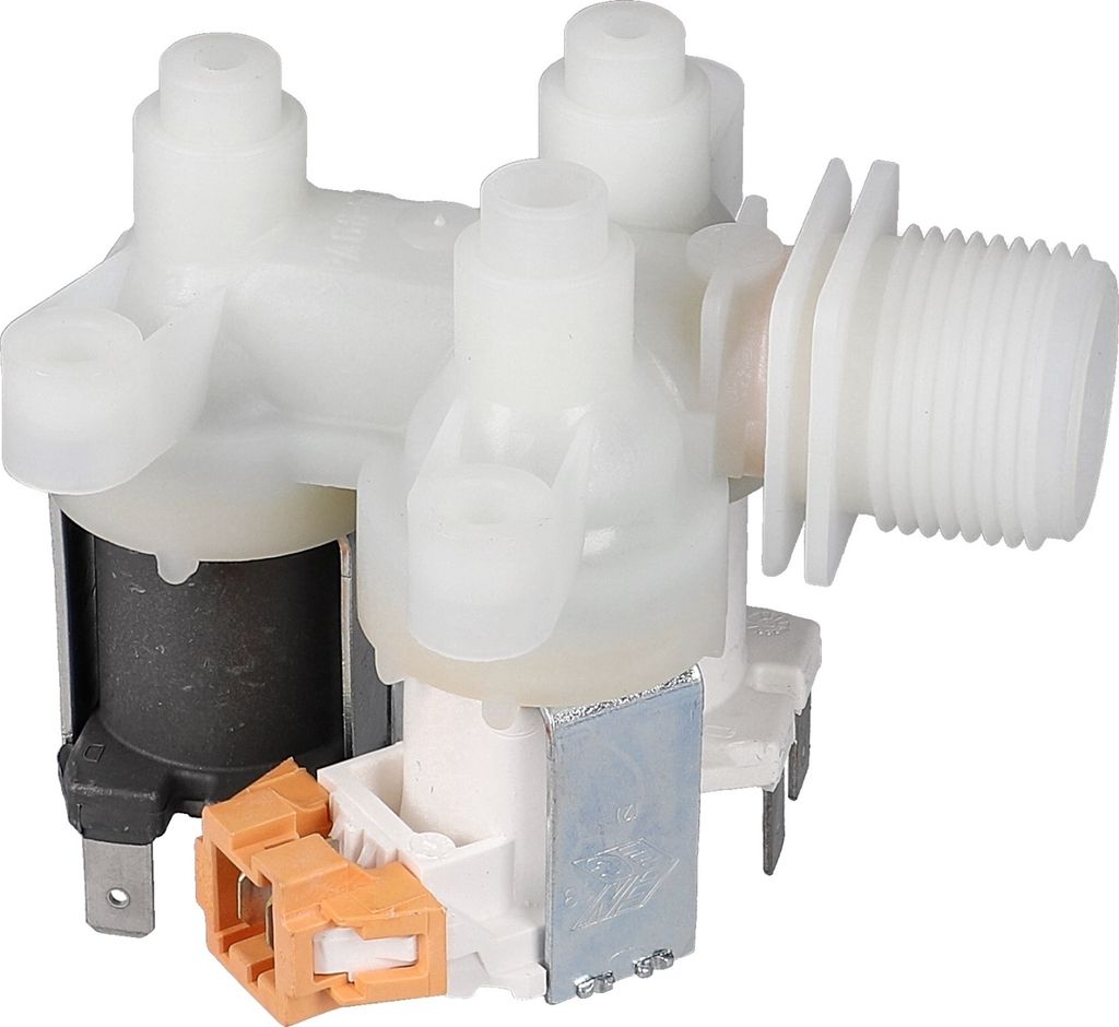 easyPART passend für 1105380024 Bitron/ Elbi Magnetventil passend für AEG 4071360194 3fach 90° 10,5mmØ Bitron für Waschmaschine