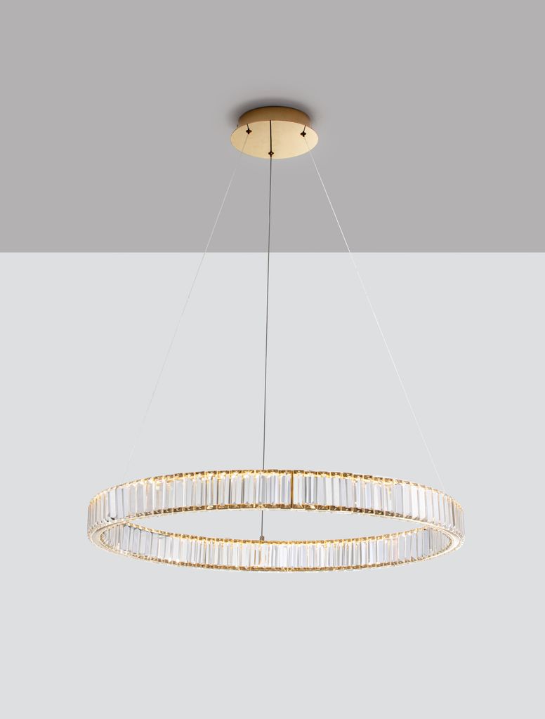 Nova Luce AURELIA LED závěsné světlo zlaté 47W neutrální Obrázek produktu 3