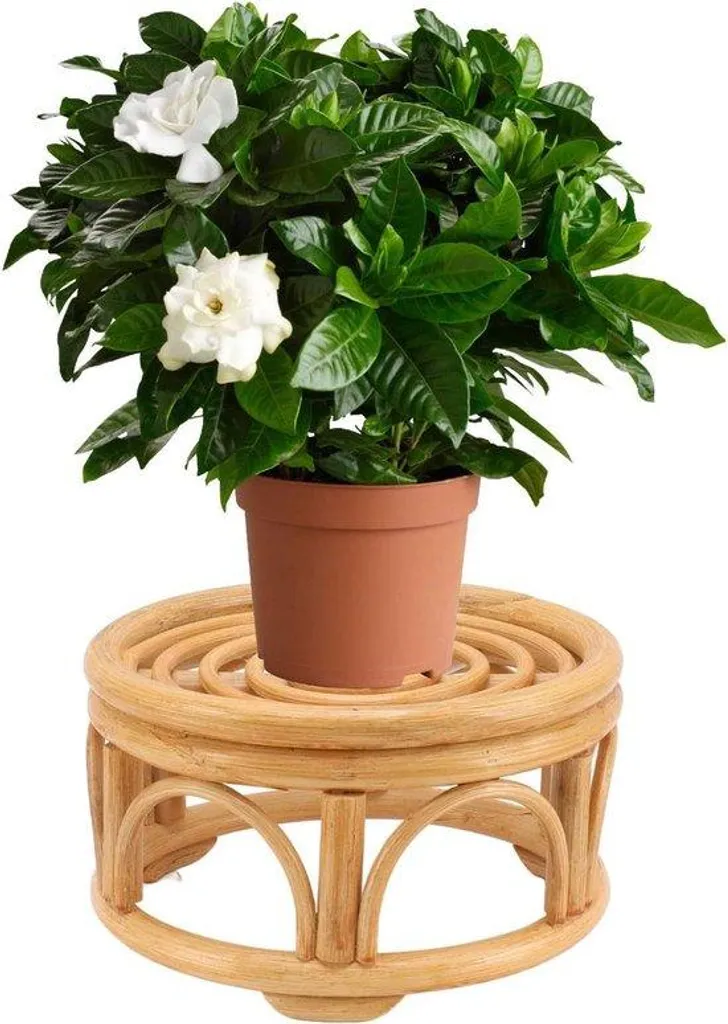 Petit support fleurs en bois fait main 80x110 mm - Design authentique