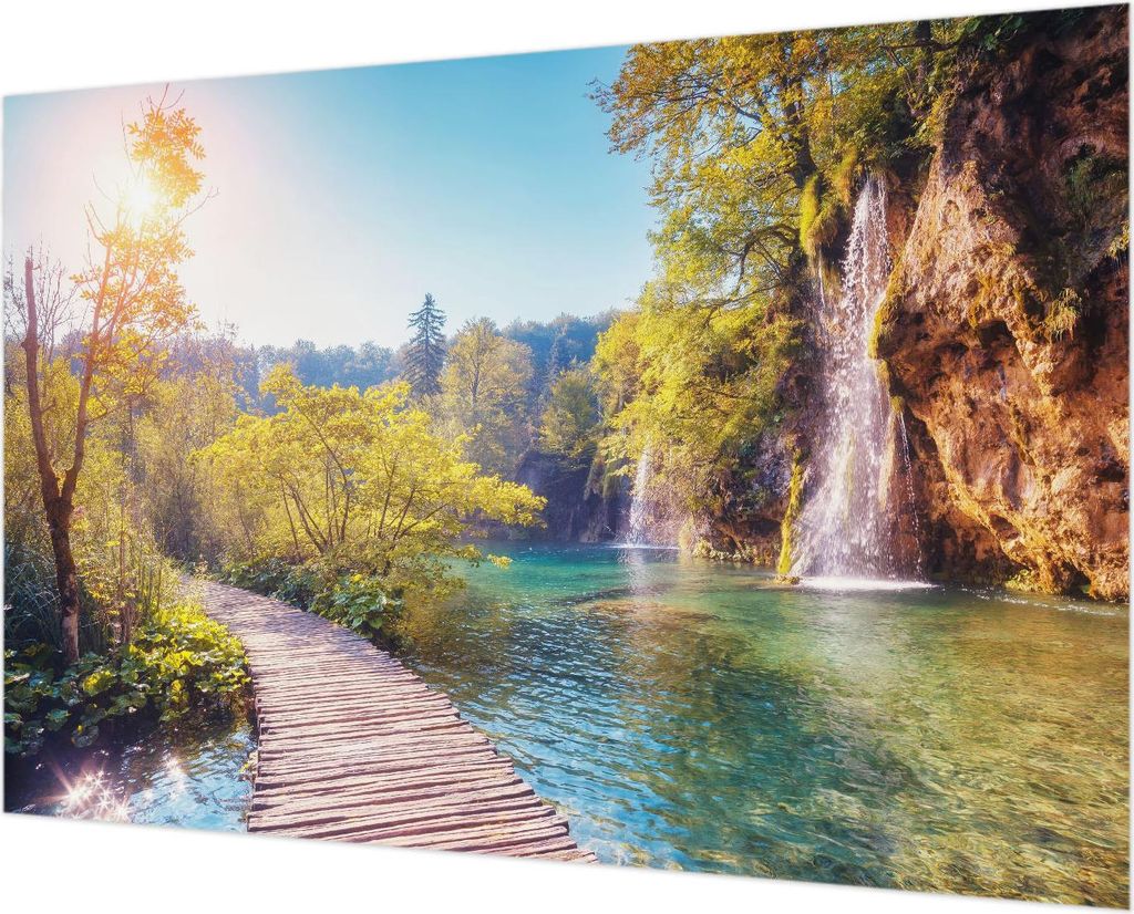 Wandtapete - Dekorative Tapete für Wohnzimmer - Tapetenfolie für Wanddekoration - 152x104 cm - Naturlandschaft