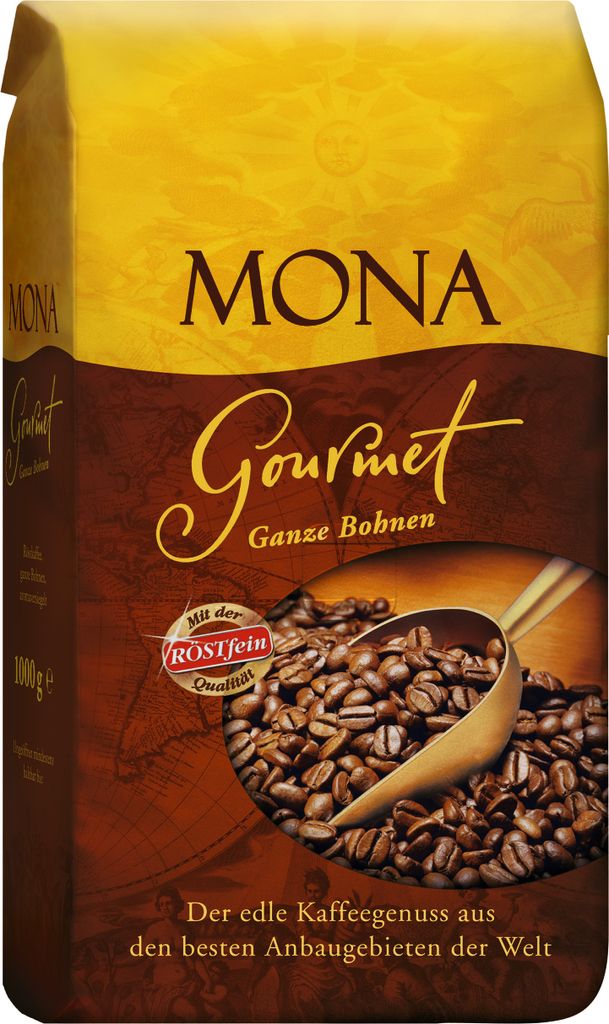 Mona Gourmet | ganze Bohne | 1000g Produktbild 