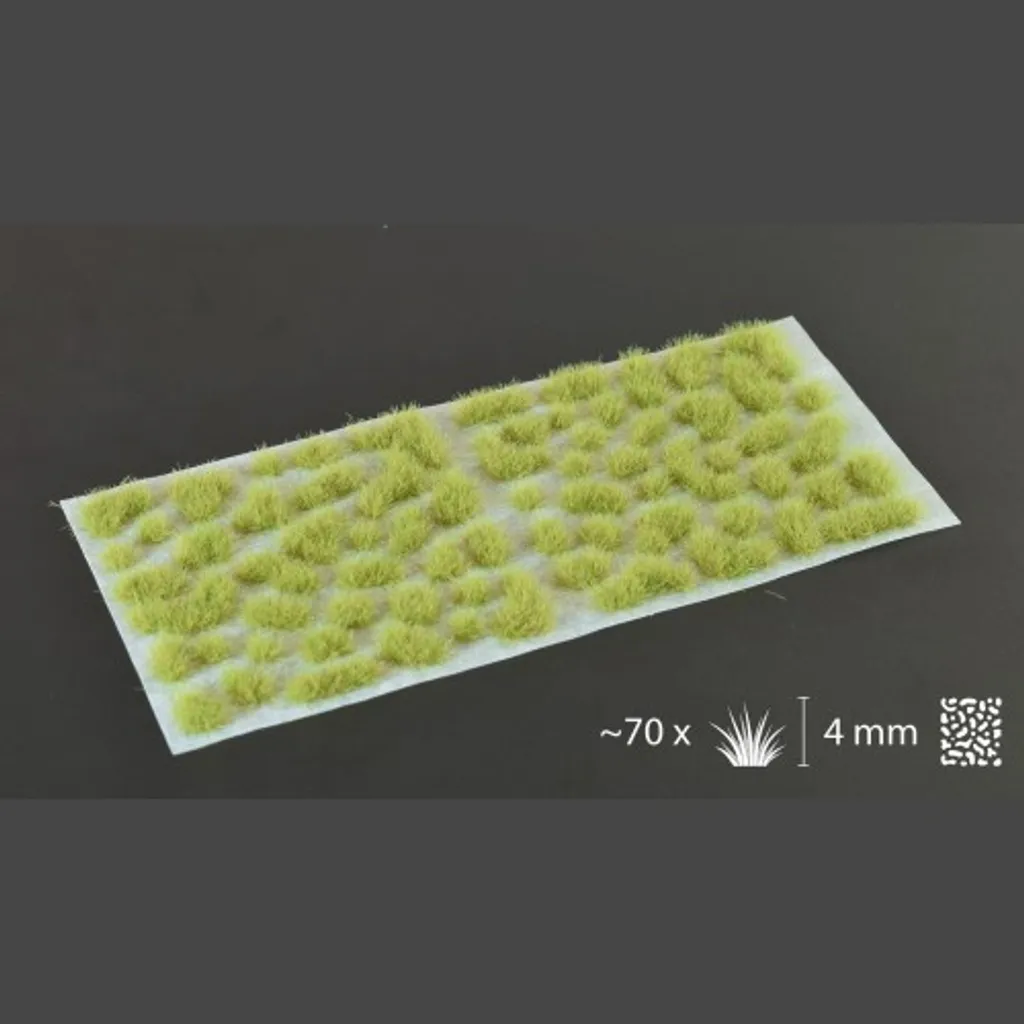 Végétation miniature pour modélisme - Gazon sauvage vert clair de 4 mm - 3