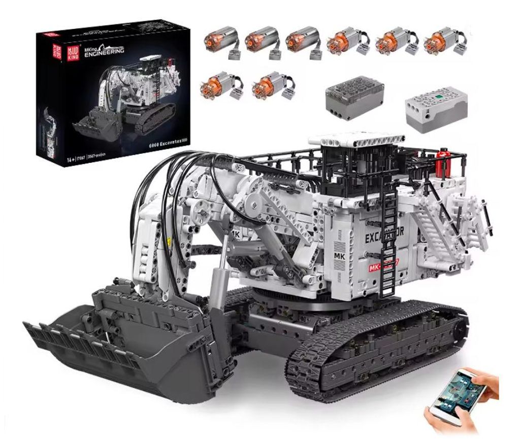 COIL RC graafmachine, constructiespeelgoed, 8 motoren, Productafbeelding 
