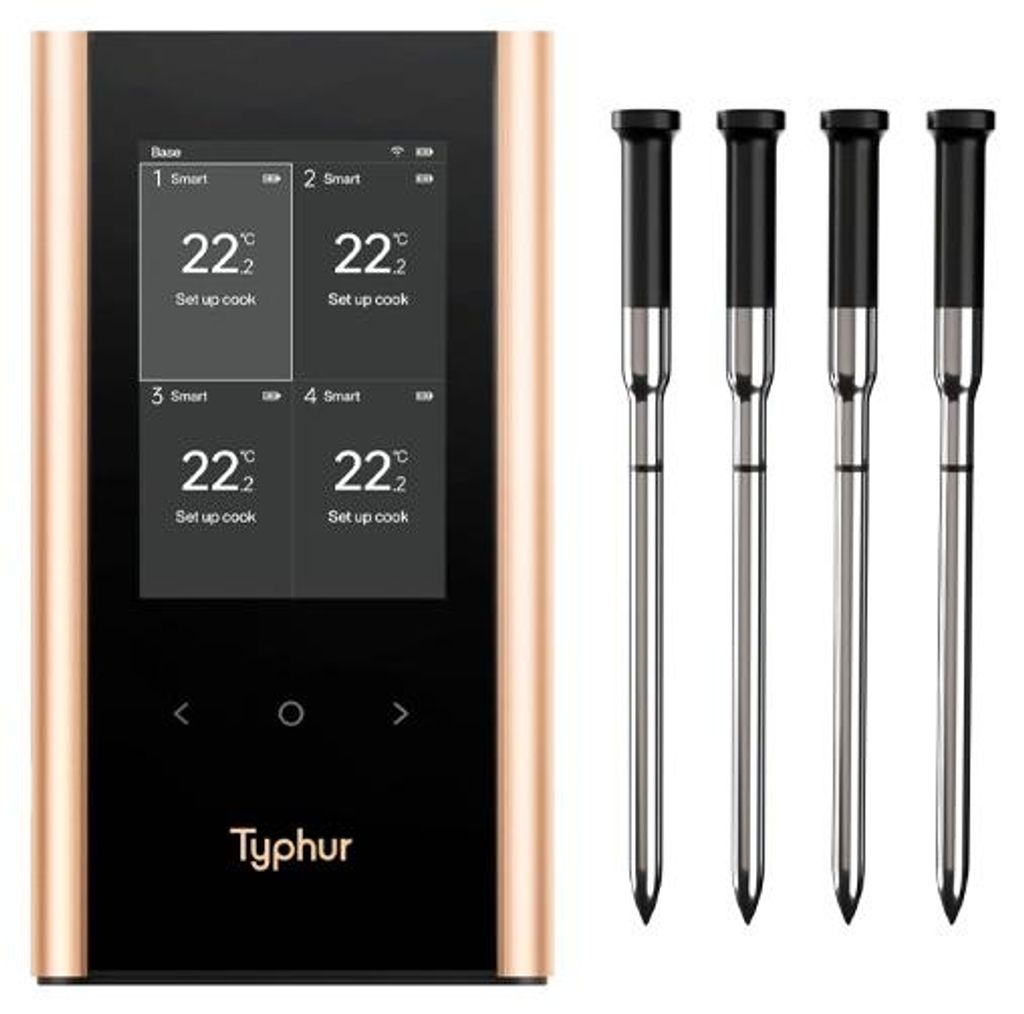 Typhur Grillthermometer Sync Gold Quad SUB 1-GHZ 4 Probes Produktbild 