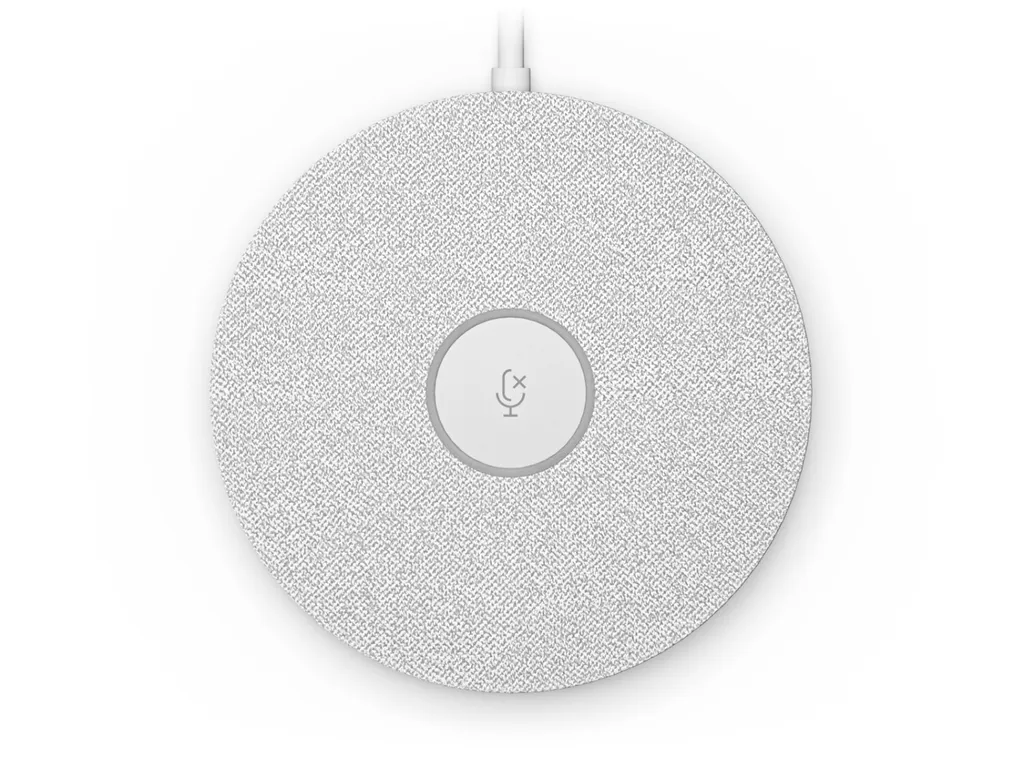Microphone Logitech 952-000038 Blanc : Micro USB Pour Visioconférence