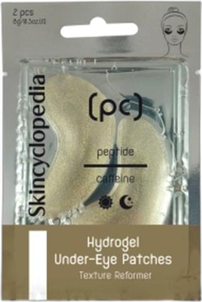 SKINCYCLOPEDIA Peptid- und Koffein-Augenpads, 2 Stück
