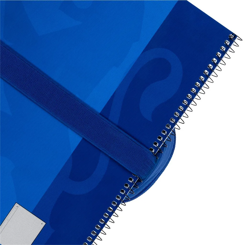 Petit sac à main Oxford ovale bleu pour sorties et ville - Format compact - 7