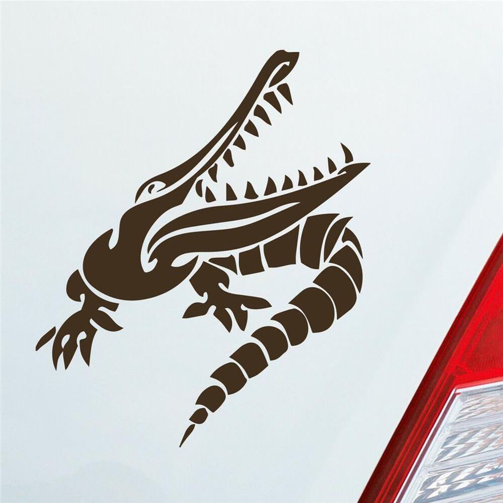 Auto Aufkleber Krokodil Aligator Kroko Animal Tier Tuning Produktbild 