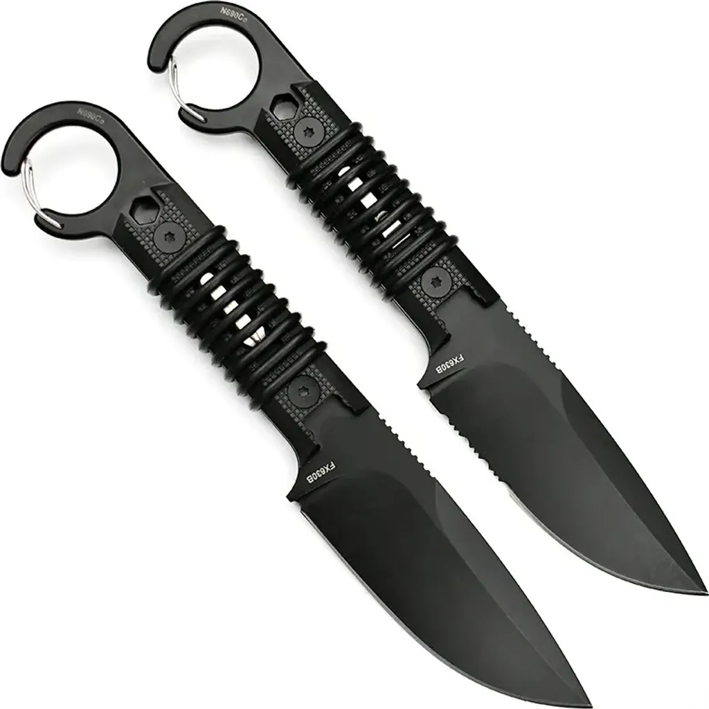Couteau de Survie Polyvalent Tokemi Type2 - Équipement Tactique Robuste - 3