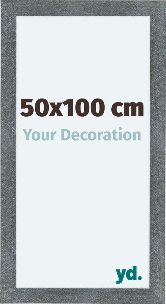 Bilderrahmen, 50x100 cm, Eisen Gewischt, MDF, Como