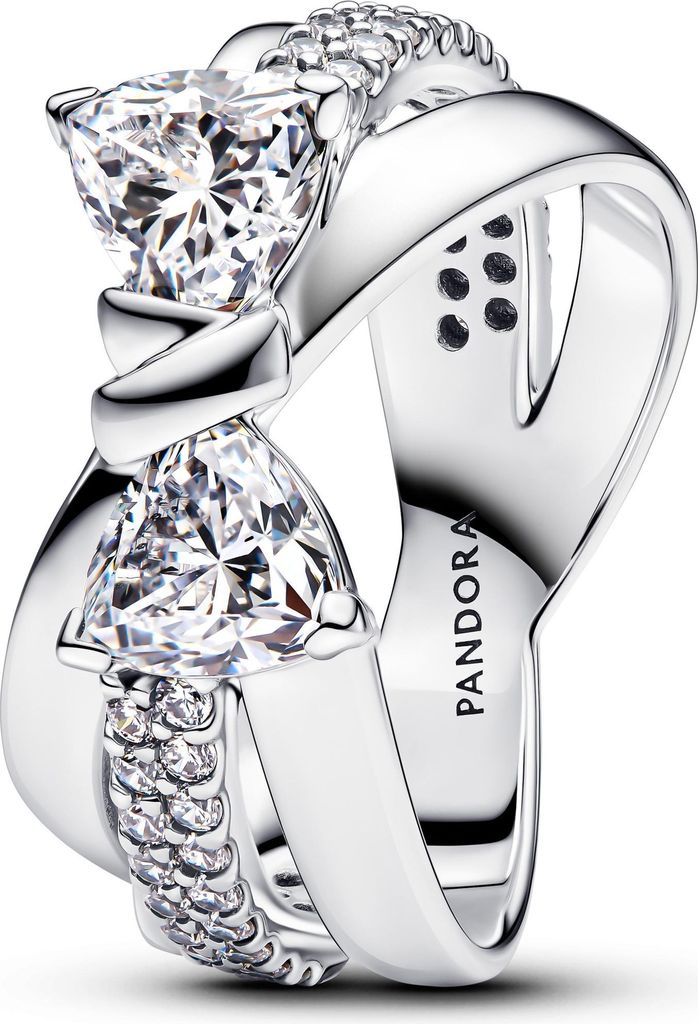 PANDORA Timeless Damenring mit Schleife aus Sterlingsilber
