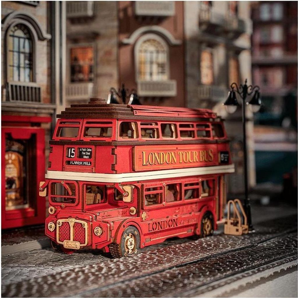 ROBOTIME, Autobús turístico de Londres, 255 piezas, Imagen del producto 