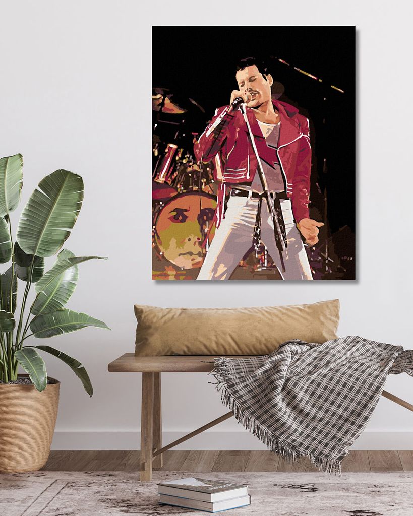 Malen Nach Zahlen „Frida Kahlo“ – 80x100 Cm Leinwand-Set Ohne Keilrahmen