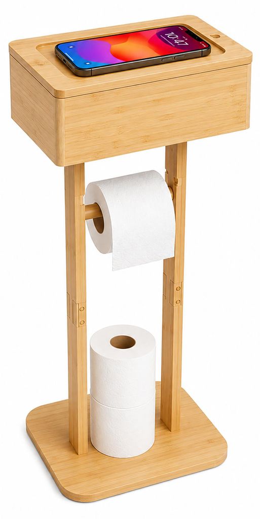Porte-rouleaux de papier toilette Relaxdays, avec Image du produit 