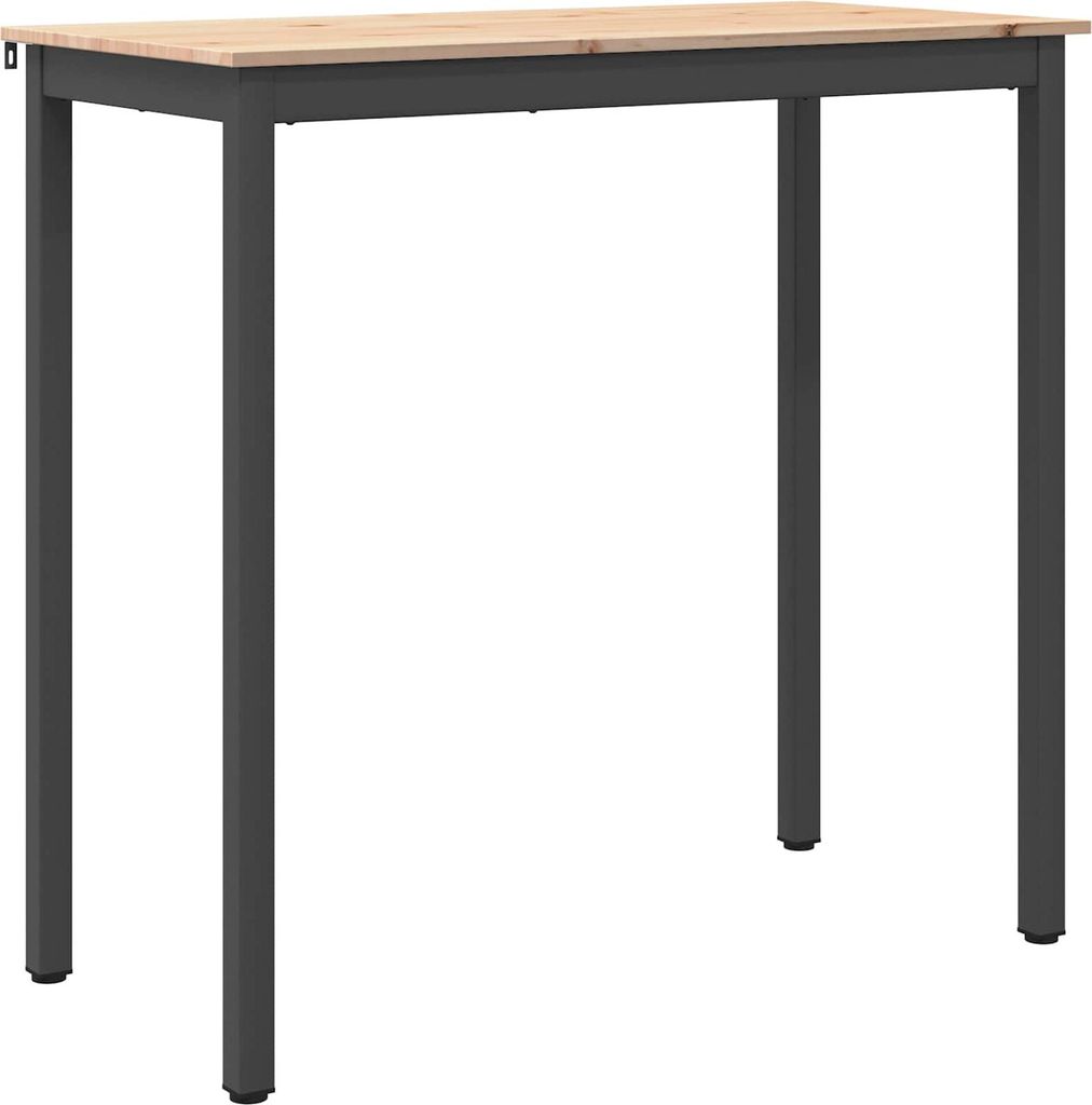 Bartisch Natur 110 x 55 x 105 cm Massives Kiefernholz