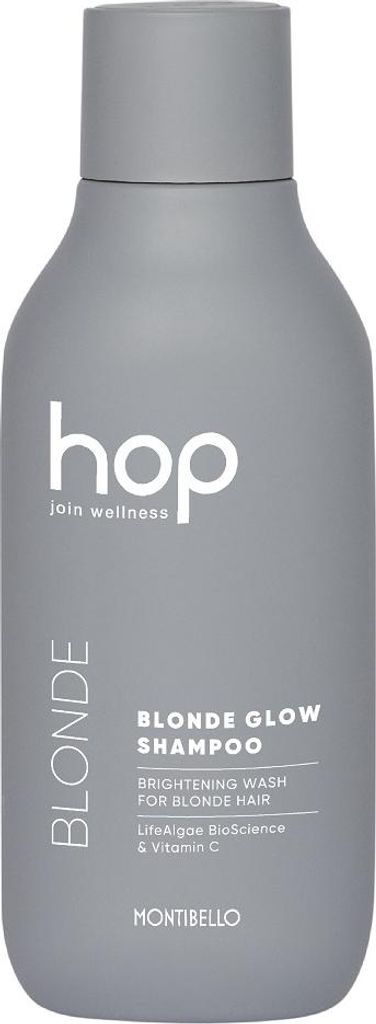Hop Blonde Glow Shampoo Aufhellendes Shampoo für gebleichtes und blondes Haar 300ml