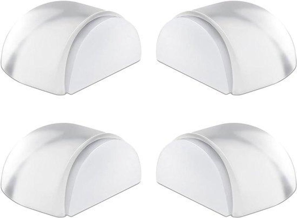 Schutzscheibe 39 x 41 x 20 mm - Pack von 4 transparent, selbstklebend, Wand- und Möbel-Schutz