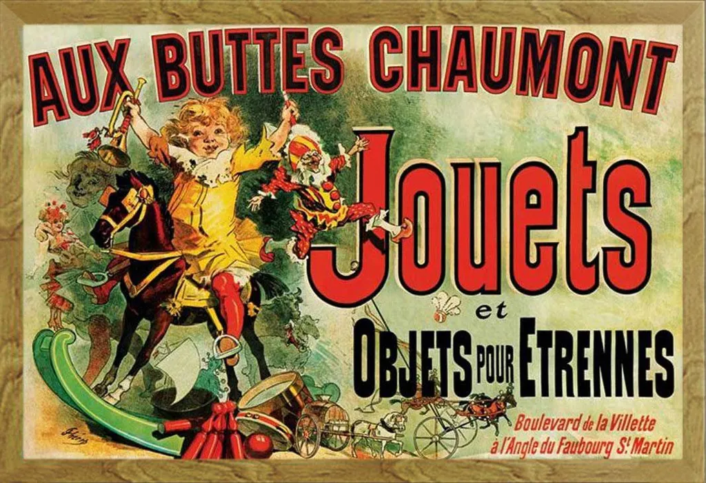 Quadro Vintage Jouets Friends Cornice Shinsuke Rovere e Vetro Acrilico
