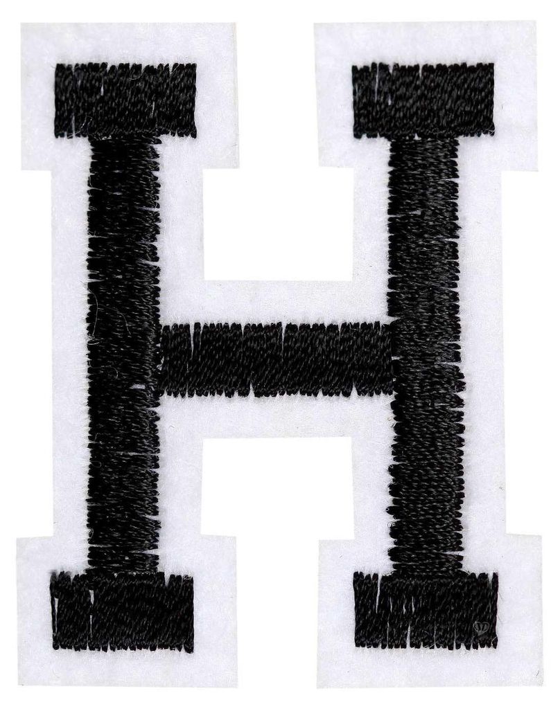 1 Buchstaben Aufbügler, 15-43x45mm, Applikation, Aufnäher, Produktbild 