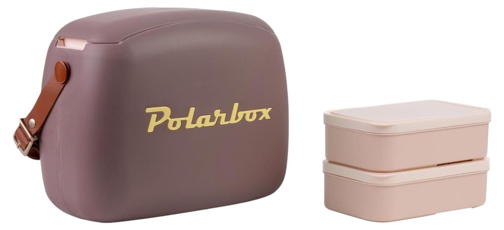 Polarbox Urban Retro Cooler Bag Mauve Gold 6 L Zdjęcie produktu 