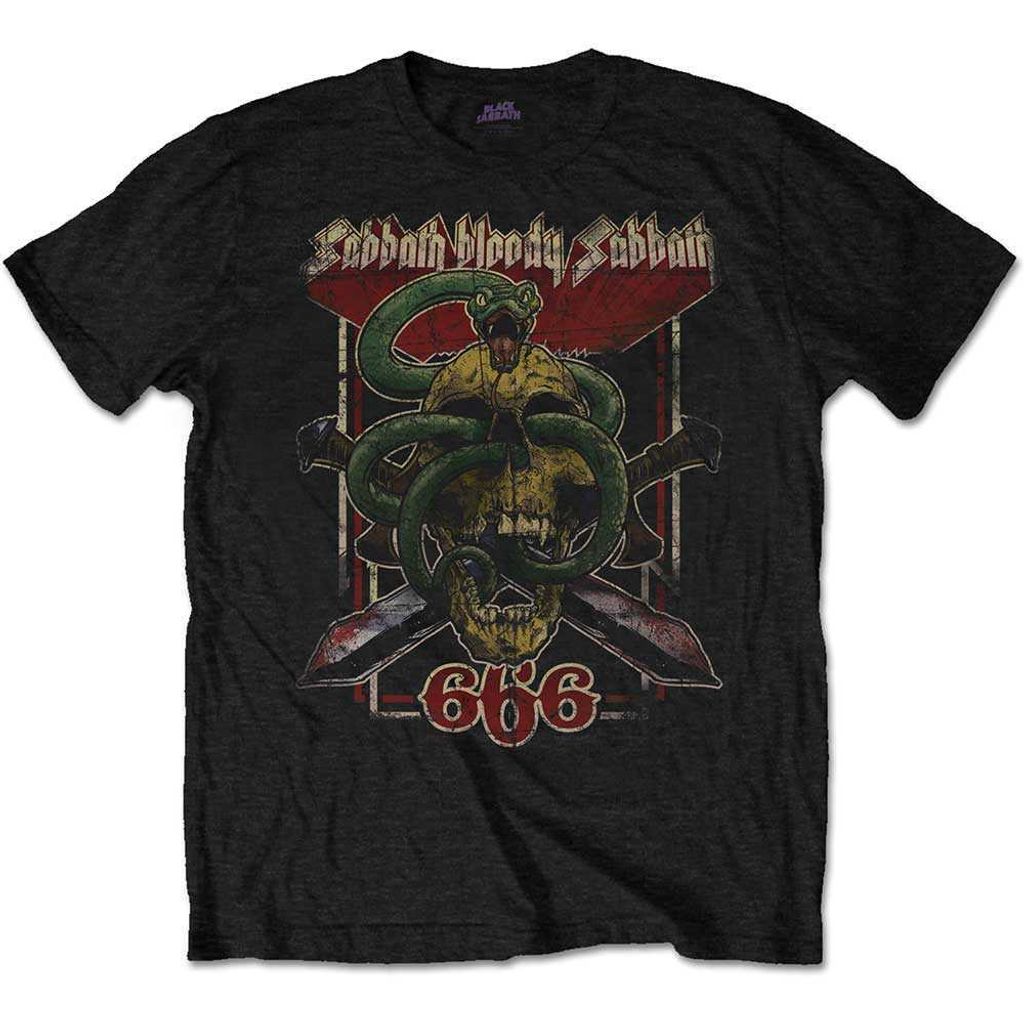 Black Sabbath Bloody Sabbath 666 Black 2XL T-Shirt