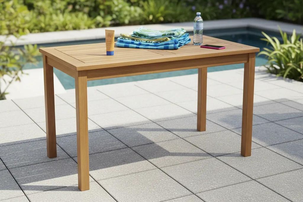 Teak tuintafel | 120x60x75 | Bistro teaktafel