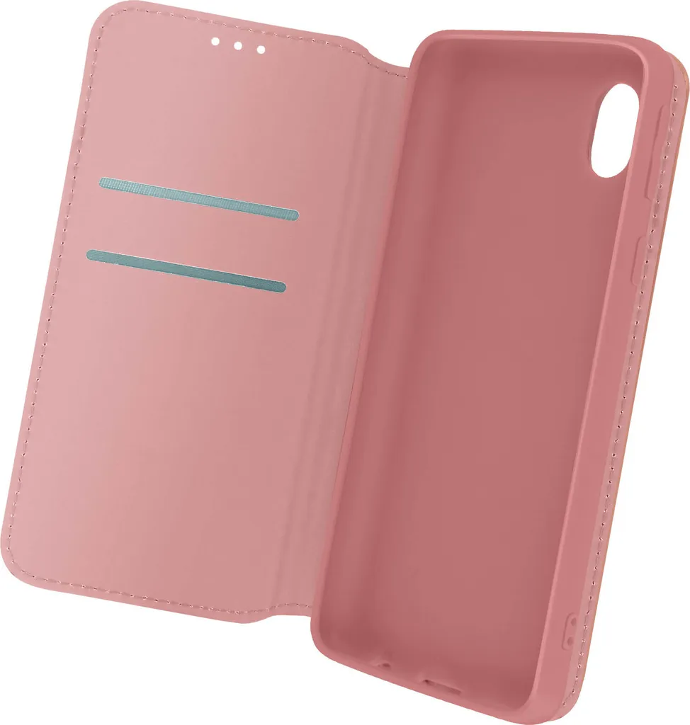 Cover Samsung A01 Core Oro Rosa Elegante - Flip Case Portafoglio