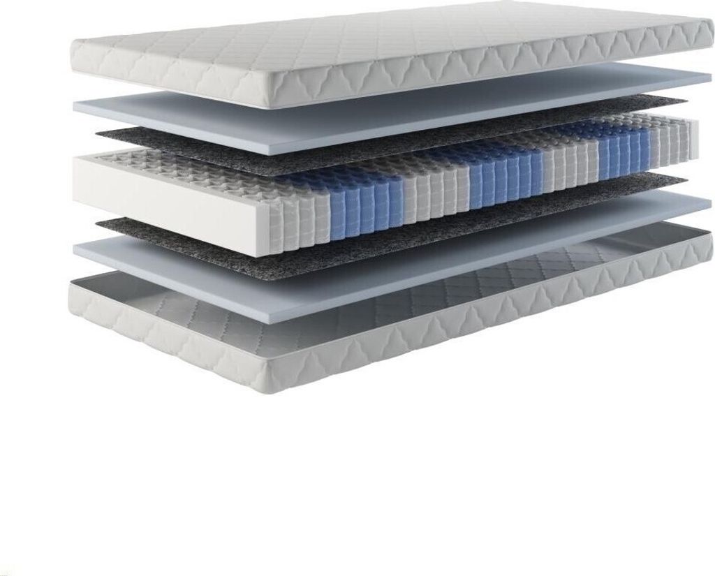 MSS e.K. MEDIC Taschenfederkernmatratze 90 x 200 x 20 cm, Produktbild 3