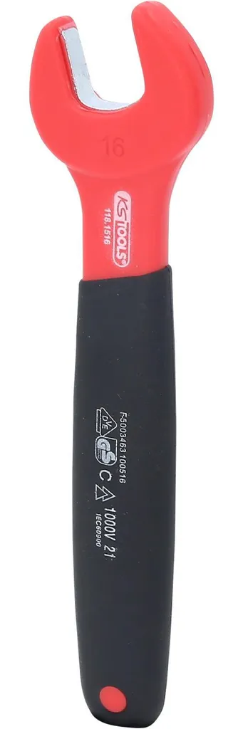 KS TOOLS 118.1516 Chiave 16mm Isolata 1000V - Mai più corto circuiti